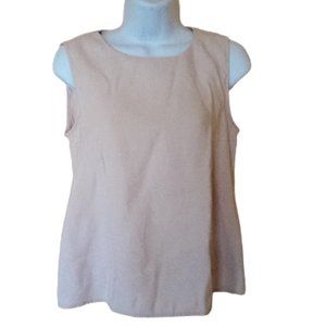 ---  Creme White or Light Beige Tank Top